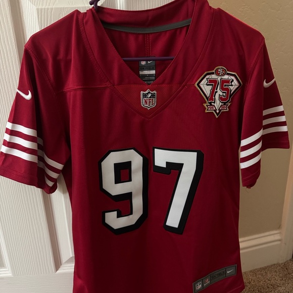 Nike NFL 49ers Red Jersey - Picture 1 of 3